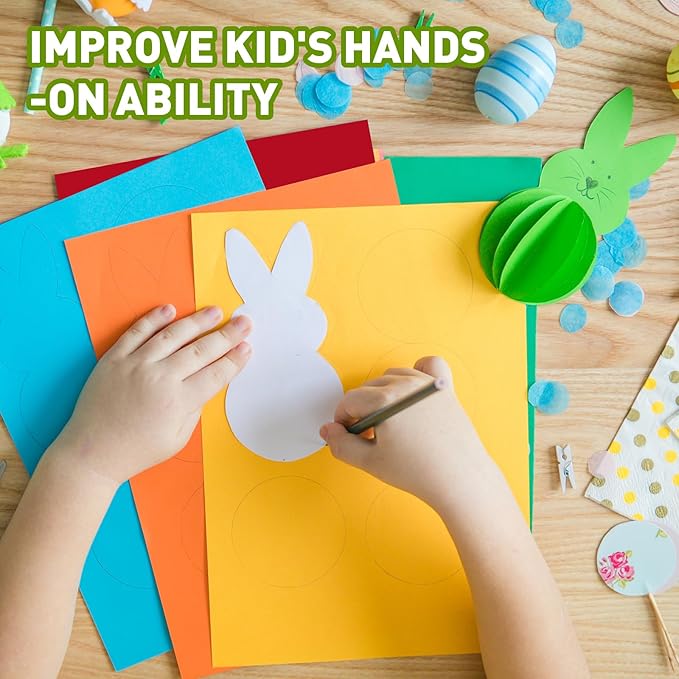 100 Sheets 8.5" X 11" Colored Cardstock, 50 Assorted Colors 230GSM/85LB Construction Paper Card Stock Printer Paper for Printing, Card Making, DIY Crafts, Kids School Supplies,Party Decorations