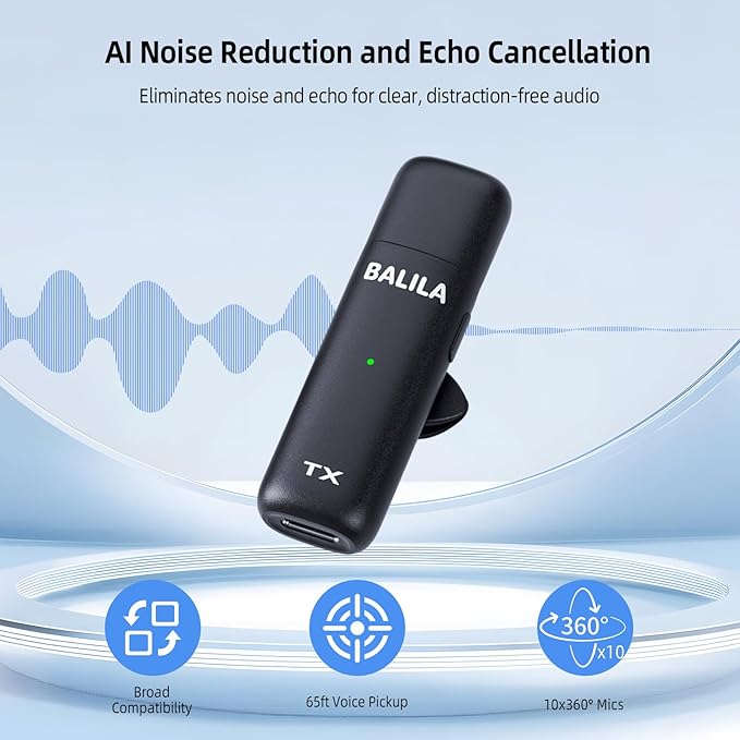 Conference Speaker and Microphone, 10 AI Mics 360° Voice Pickup, Noise Reduction, Echo Cancellation USB Speakerphone for 10 People Business Conference, Compatible with Leading Platforms