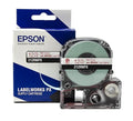 Epson LABELWORKS 212RWPX Genuine PET (Polyester) Tape Cartridge - Red on White Label Maker Tape - 1/2" (12MM) Wide, 30'