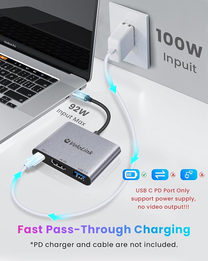 Switch 2 Dock for Nintendo Switch 2 Docking Station with HDMI 2.1/PD Port/USB A Compatible with MacBook/Laptop ! ! Require Manual firmware Update for V21 or Above ! ! (Update Support Available)