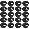 2 Inch Desk Grommet - 40Pcs Plastic Desk Cord Hole Cover, 50mm Diameter Black Cable Grommets Hole Cover for Organized Wires & Cords Through Computer Table/Countertops