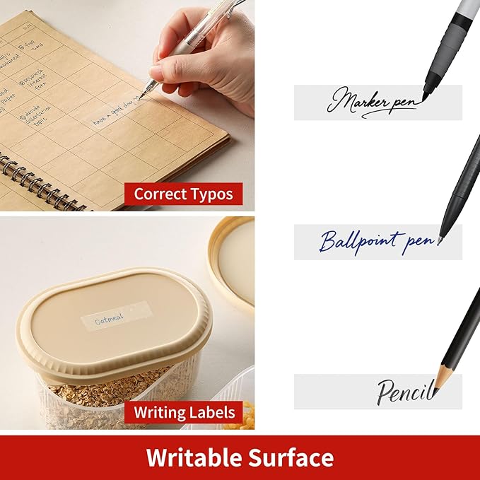 Turxayox 24 Rolls Invisible Tape Refills for Dispenser, Bulk Matte Finish Translucent Tape, 3/4 x 800 Inches, Engineered for Office School Home Repairing Correction and Labeling