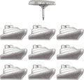 Cruise Ship Push Pins - Silver Metal Cruise Ship Pins - for Cork Board, Maps, or Lapel Pin Use - Designed in USA - Set of 10