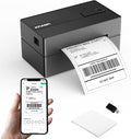Bluetooth Thermal Shipping Label Printer, 4x6 Portable Thermal Address Label Printer for Small Business, Compatible with iPhone,Android,Windows,Mac,–Works with Ebay Shopify USPS&More, Black