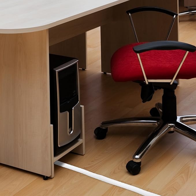 Self-Adhesive Decorative Wall Cable Cover PVC Cord Concealer for Floor and Wall Cable Management Flexible Wire Hider Easy Install and Tidy