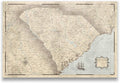 Conquest Maps Push Pin South Carolina Map Board - With Push Pins to Mark South Carolina Travels - Handmade in Ohio, USA - Design: Rustic Vintage