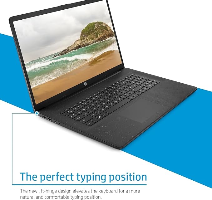 HP 17 Laptop (17.3" FHD Anti-Glare, Intel 10-Core i7 150U (> Ultra 5 125U), 8GB RAM, 512GB SSD) for Business, Home, Students, Narrow Bezel, Numeric Keypad, Webcam, Wi-Fi 6, Fast Charge, Win 11 Home