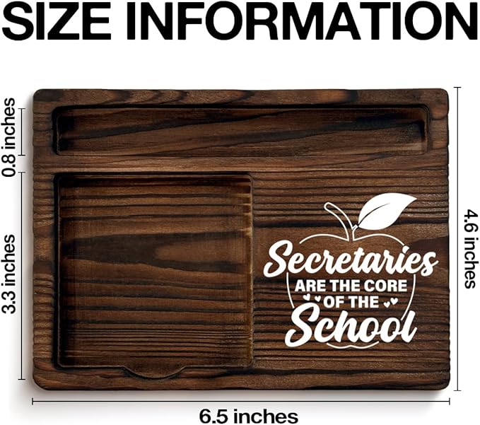 School Secretary Appreciation Gifts, Gift for Secretaries Sticky Note Holder School Office Decor, Administrative Professional Day Gifts