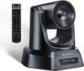 TONGVEO PTZ Camera 20X Optical Zoom HDMI IP Live Streaming SDI USB3.0 1080P 60fps PoE Supports for Church Services Worship Education Video Conference with OBS vMix Wirecast Zoom YouTube and More