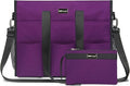 TOPDesign Utility Water Resistant Tote Bag with 22 Pockets, Top Zipper Closure & Thick Bottom Support, for Working Women