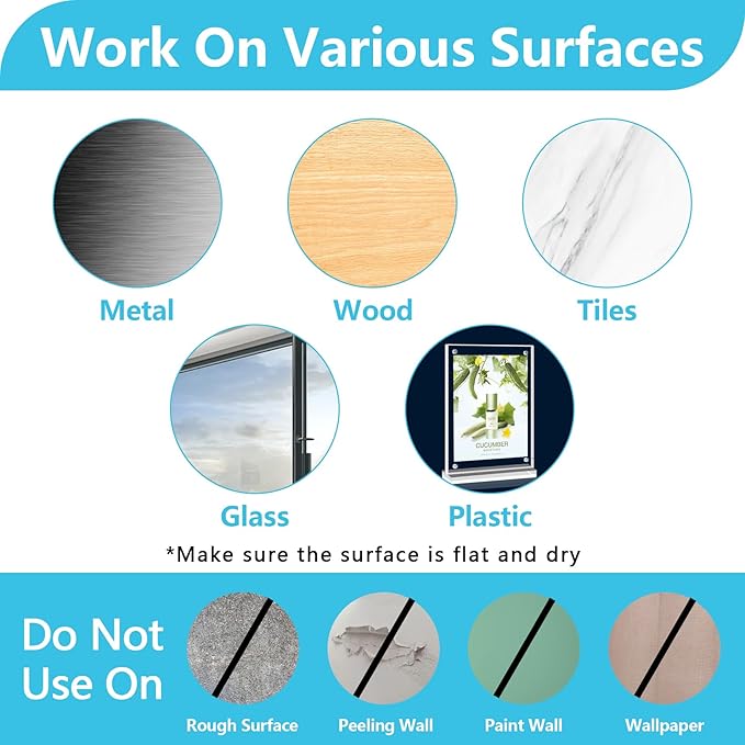 100PCS Cable Clips, Adhesive Wire Clips Organizer Cord Clips Management, Cable Staples Outdoor Strong for Wall, Desk, Christmas Lights, String Lights, TV PC Ethernet Cable, Clear Large