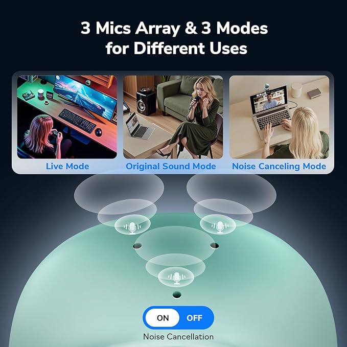 EMEET Piko 4K Webcam for Streaming, World’s 1st Dual-Camera AI-Powered 4K Camera w/AI Autofocus, 3 Mics Array&3 Sound Modes, USB Webcam with Clip, Great for Streaming, Desk Setup