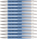 AGOWOO Personalized Pens with Custom Name Text Logo Bulk 100/200/300/500 Pcs Optional for Business Church Customized Ballpoint Pen (Blue)