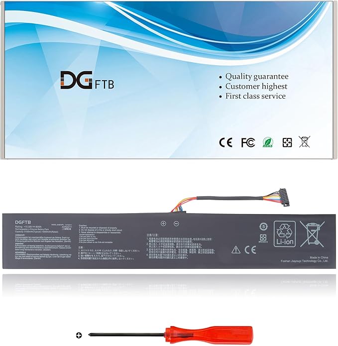 DGFTB C41N2311 Laptop Battery Replacement Compatible for ASUS ROG Ally X RC72LA RC72LA-ALLYX.Z1X, Ally 2nd Handheld Gaming Computer 4ICP6/42/111 15.56V 5000mAh/80Wh