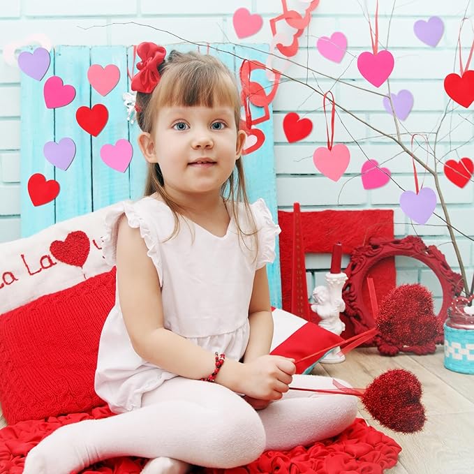 Thenshop 120 Pack 6000 Sheets Heart Sticky Notes Valentine's Day Sticky Notes 3 x 3 Inch Cute Heart Notepads for Girls Women Valentine's Day Office School Business