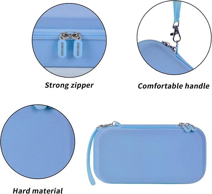 ANKHOH Pencil Case Pen Pouch Bag, Large Capacity Pencils Organizer Holder Office College Stationery Pen Marker Storage Supplies for adults, NOT INTENDED FOR USE BY CHILDREN 12 AND UNDER(Blue)