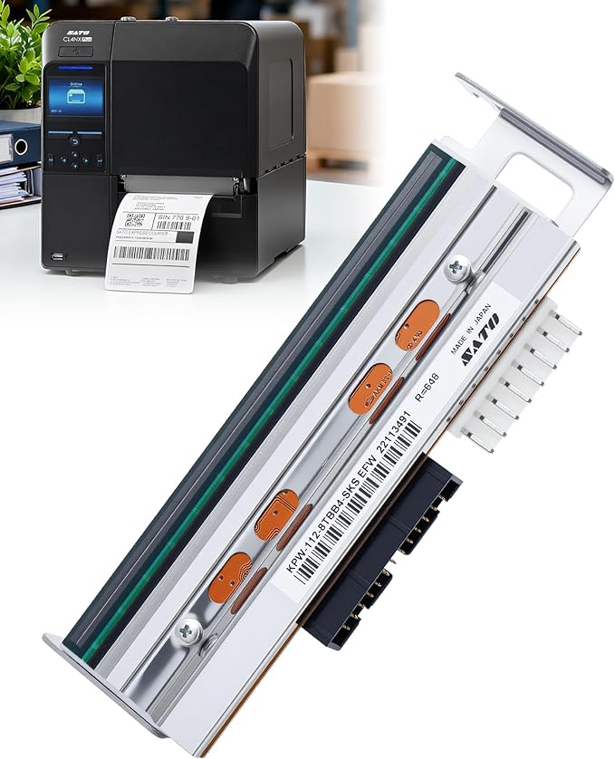 R29797000 New Genuine Printhead for SATO CL4NX 4NX Plus, OEM Print Head Replacement for SATO Barcode Thermal Label Printer 203dpi