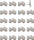 ATV Push Pins - Silver ATV Map Pins for Cork Boards, Maps, or Lapel Use - Designed in USA - Set of 20