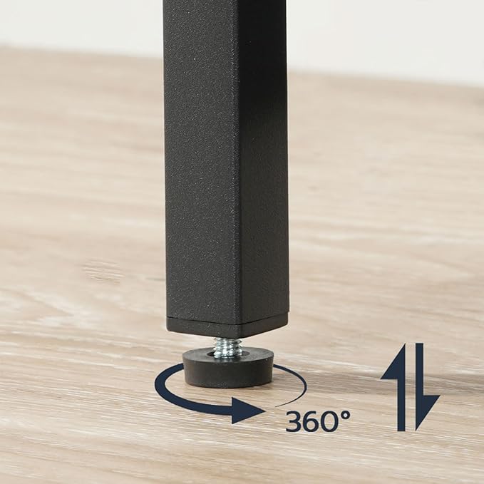 HOOBRO End Table with Charging Station, Bedside Table with 2 Drawer & USB Port & Type-C Port, Nightstand for Small Spaces, Stable and Sturdy, for Living Room, Greige and Black BG43UBZ01