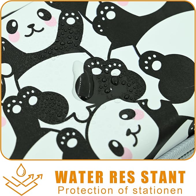 Panda Pencil Case Zip Pencil Box Multi Pouch Holder Desk Organizer For Boys Girls School Office