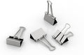 nctinystore Micro Silver Binder Clips Micro Metal Clamp 1/2 inch Width (Silver, 40 PCS) Micro Size (Clip Horizontal Width 1/2inch)
