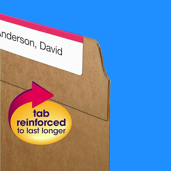 Smead Fastener File Folders, Reinforced 1/3-Cut Tabs, 1 Fastener, Letter Size, Kraft, 50 per Box (14834)