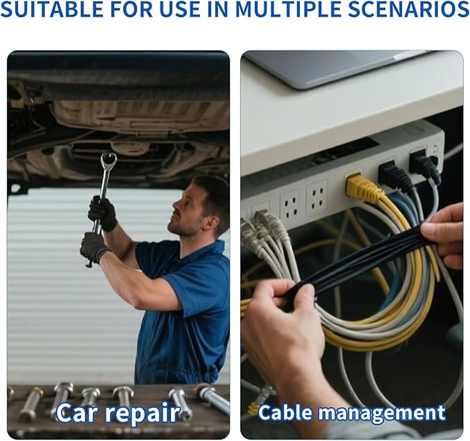 1000PC Nylon Universal Cable Tie Buckle for Car - Self-Locking and Easy Install Zipper Clips with Pin & Button Design - UV-Resistant Zip Tie for Quick and Effortless Car Daily Repair