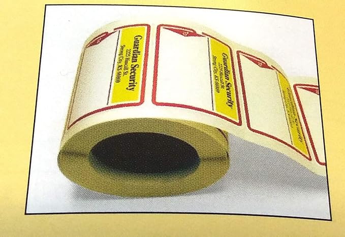 Mailing Stickers, Custom Printed with Your Logo, Image or Text Imprinted 1-Color Business Shipping, 4” x 3” Rolls (10000)
