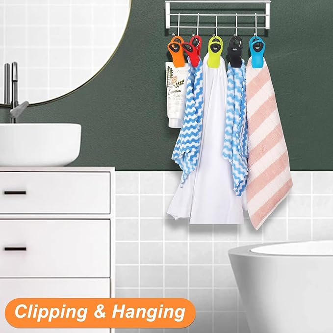Jetmore 20 Pack Chip Clips, Bag Clips, Paper Clips, Binder Clips, Magnetic Clip for Chips and Other Food Bags, Snack, Office & Kitchen Use, Chip Clip Heavy Duty, Office Paper Clamps
