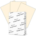 Springhill 8.5” x 11” Ivory Colored Cardstock Paper, 67lb Vellum Bristol, 147gsm, 250 Sheets (1 Ream) – Premium Lightweight Cardstock, Vellum Printer Paper with Textured Finish – 056000R