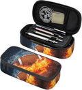 American Football Ball Themed Pencil Case Big Capacity Storage Pencil Pouch Stationery Bags With Zipper Portable Pen Holder Box Organizer For Boys Girls Teens Student College School Office Supplies
