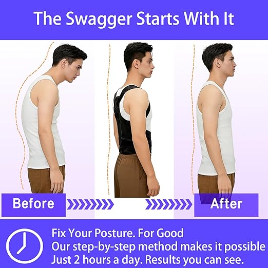 Back Brace Posture Corrector for Women and Men, Back Straighter-Scoliosis, Improve Posture, Relief for Upper and Lower Back, Lumbar, Neck, Shoulder Pain-S