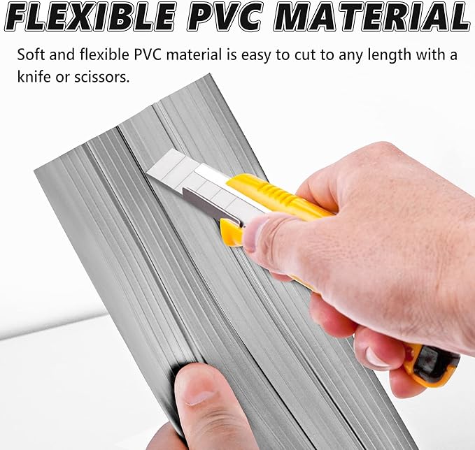 10Ft Cord Covers for Wires on Floor, 3-Channel Floor Cord Cover with Anti-Slip Base & Yellow Warning Strips, Extension Cord Covers for Floor, Ideal for Home, Office, Outdoor Use