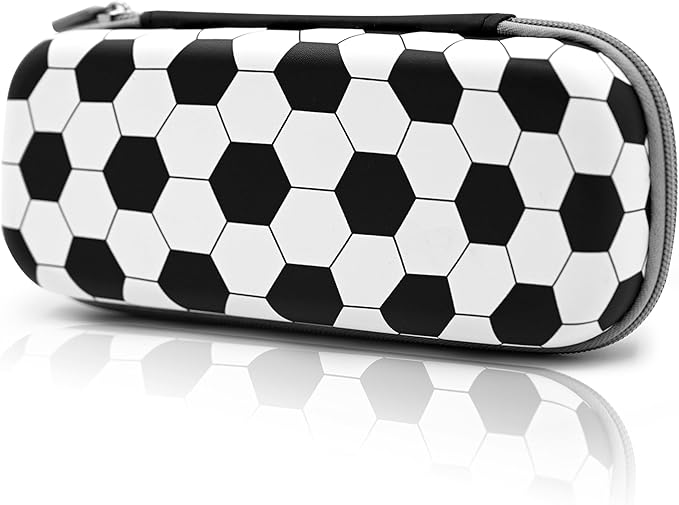 Soccer Pencil Case Zip Pencil Box Multi Pouch Holder Desk Organizer For Boys Girls School Office