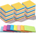 72 Pack Lined Sticky Notes 3x3 in Bright Ruled Post Stickies Colorful Super Sticking Ruled Stickies Multi Colors Sticky Notes with Lines Self-Stick Note Pads Bright Colors for School Office Meeting