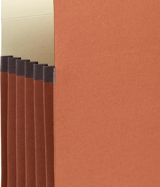 Blue Summit Expanding File Pocket Organizer, Legal Size, 5.25” Expansion – 10 Pack