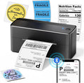 Phomemo Bluetooth Shipping Label Printer, 241BT 4X6 Wireless Thermal Label Printer for Small Business, Labels Printers for Shipping Package, Compatible with iPhone, Android, Amazon, Shopify, Black