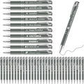 50 Pack Personalized Pens with Logo Text Name Custom Pens in Bulk Black Ballpoint Pens, Gift for Birthday Wedding Christmas Office College Business Promotion
