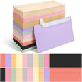 Outus 500 Pcs #10 Colored Envelopes Business Envelopes Adhesive Security Letter Size for Mailing Office Letter Check Invoices Letterhead Invitations Announcements 4-1/8 x 9-1/2''(Pastel)