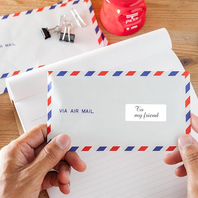 1" x 2-5/8" Address Labels, 600 Label Stickers- Laser/Ink Jet Printer Mailing Labels, 8.5"x11" White 20 per Sheet