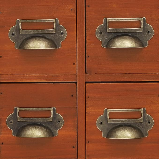 Vintage 12-Drawer Storage Cabinet – Multipurpose Desktop Organizer for Office, Craft & Home