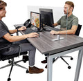 OBEX Acrylic Free Standing Screen, Divider for Desk Privacy Home & Office Partitions for Table Top Workstation, Portable Cubicle Panel for Work, 18" x 66", Clear