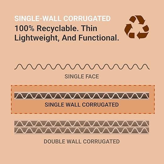 AVIDITI Corrugated Cardboard Storage Bins Holder 3" x 12" x 4.5" (50 Pack), Open Top Durable and Ideal for Organizing Parts Bin Work Areas Packing Moving and Storage - White, 50 Pack