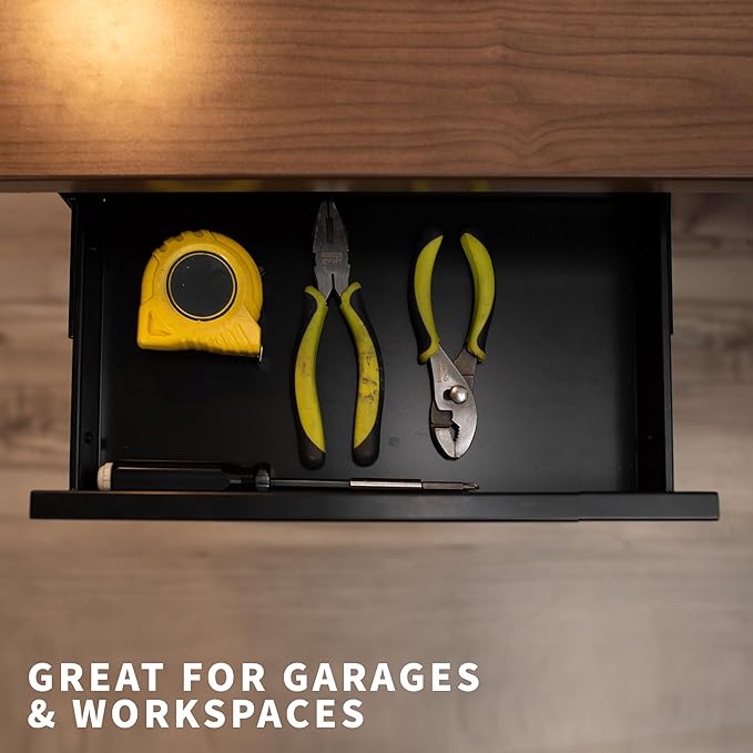 VIVO 16 inch Under Desk Slide Out Drawer without Shell, Home Office Storage Organizer, Black, DESK-AC03A-B