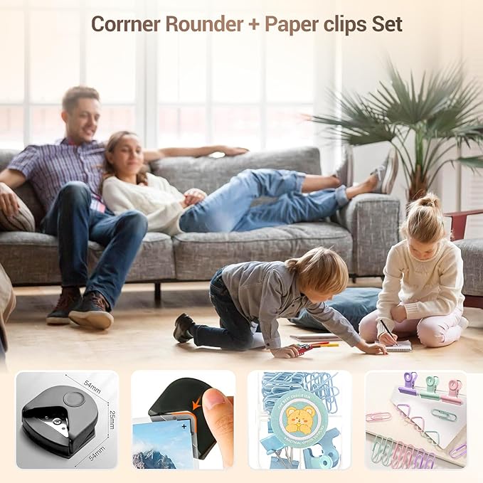 12 Inch Heavy Duty Paper Cutter, Wood Guillotine Paper Cutter & Paper Trimmer, 30 Sheets Capacity Paper Cutting Board for Classroom, Crafting, Cardstock Pink