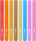 Mr. Pen Aesthetic Highlighters - 8 pcs, Chisel Tip, Warm Colors, Cute Assorted Bible Highlighters - No Bleed