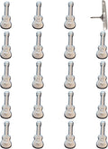 Guitar Push Pins - Silver Guitar Map Pins for Cork Boards, Maps, or Lapel Use - Designed in USA - Set of 20