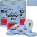 Blue Pricing Labels for Monarch 1131 Price Gun – 3 Sleeves, 24 Rolls Value Pack - 60,000 Price Marking Labels – with Ink Rolls Included