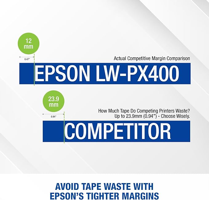 LABELWORKS Epson LW-PX400 Industrial Label Maker Kit - Complete Kit with Accessories, Shrink Tube and Self-Laminating Wrap Compatible, Portable Wireless Label Printer