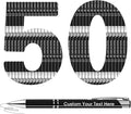 ENOMY 50 Pcs Personalized Pens Bulk Custom Pens with Logo Text Name Black Ballpoint Pens Inspirational Writing Pens, Gift for Teacher Student College Office Wedding Christmas Birthday
